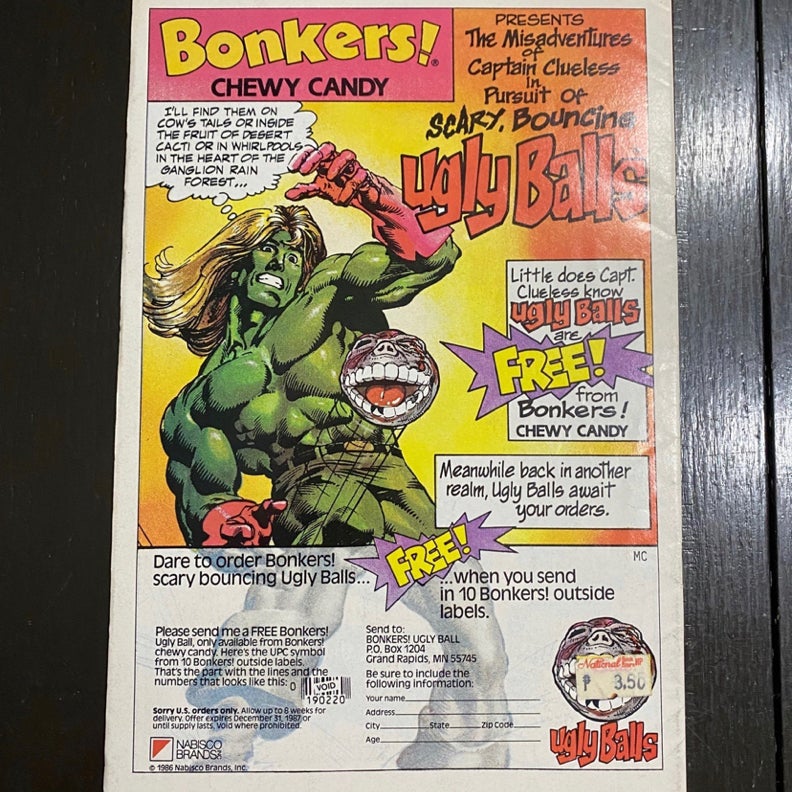 The New Mutants #51 (May 1987, Marvel) BINARY MS. MARVEL CAROL DANVERS VF- PDL