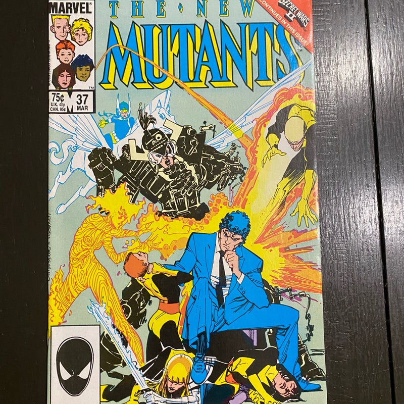 New  Mutants 37 Comic Secret Wars Chris Claremont Marvel 1986 PDL NM