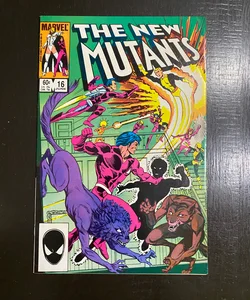 New Mutants #16 Marvel First App Of Thunderbird 2 Becomes Warpath 1984 NM- PDL