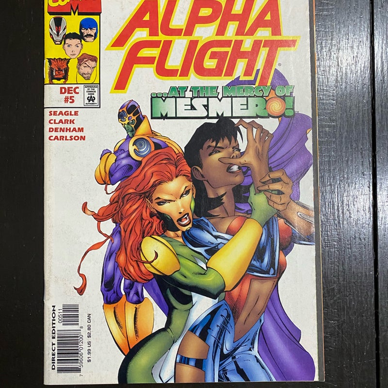 Alpha Flight #5 Mesmero 1997 Marvel comics VF PDL