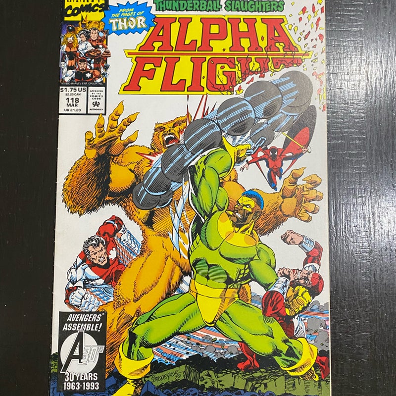 Alpha Flight (1st Series) #118 Marvel Comic Simon Furman VF/NM PDL