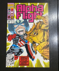 Alpha Flight Comic Book #103 Marvel Comics 1991 NM PDL