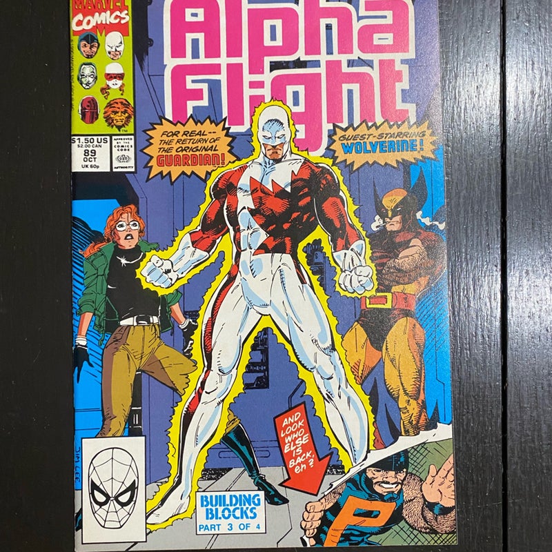 Alpha Flight (1st Series) #89 Marvel Comic 1990 NM PDL