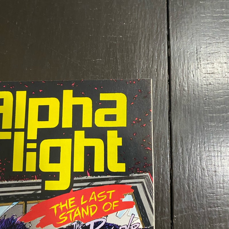 Alpha Flight #63 (1988) Marvel Comic Book VF PDL