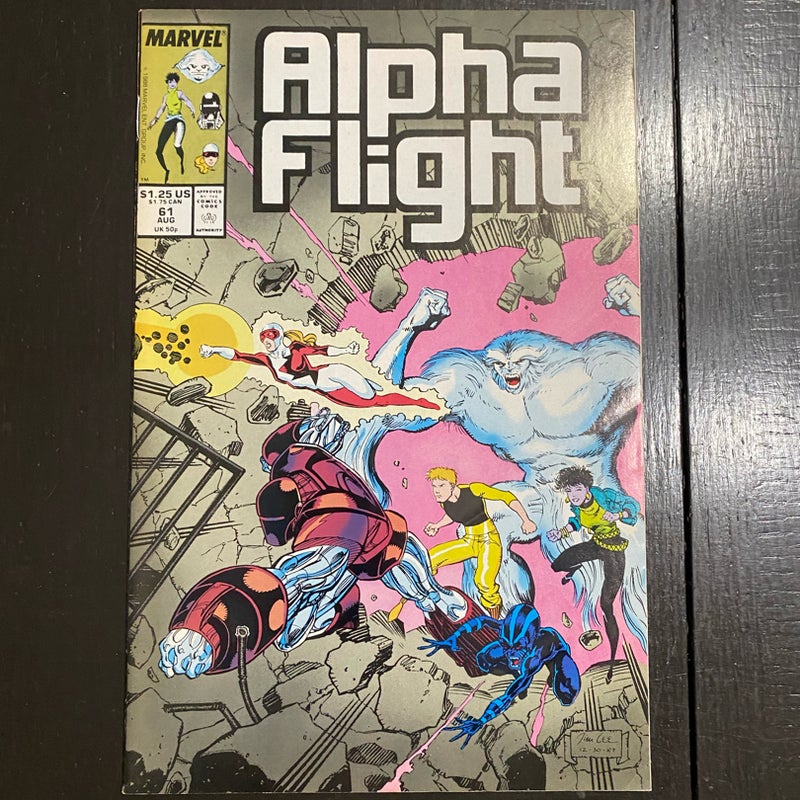 Alpha Flight #61 (Aug 1988, Marvel) NM PDL