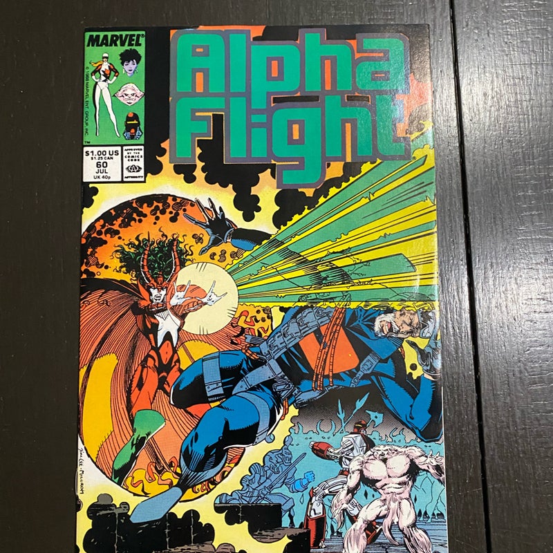 Alpha Flight #60 (1988, Marvel) Near Mint, Jim Lee Art NM PDL
