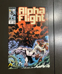 ALPHA FLIGHT #58 (Marvel 1988) Vindicator, Puck, Jim Lee Art NM- PDL