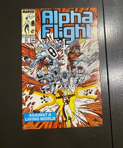Alpha Flight 57 Jim Lee Bill Mantlo Marvel Comic 1988 NM PDL