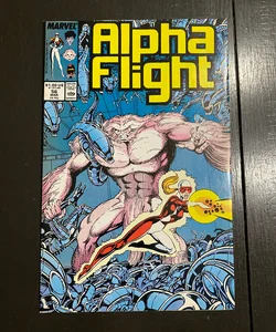 Alpha Flight #56 1988 Bill Mantlo Jim Lee Marvel Comic Book Comics NM PDL