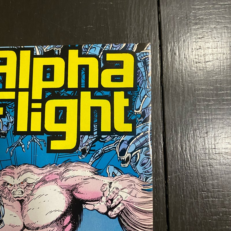 Alpha Flight #56 1988 Bill Mantlo Jim Lee Marvel Comic Book Comics NM PDL