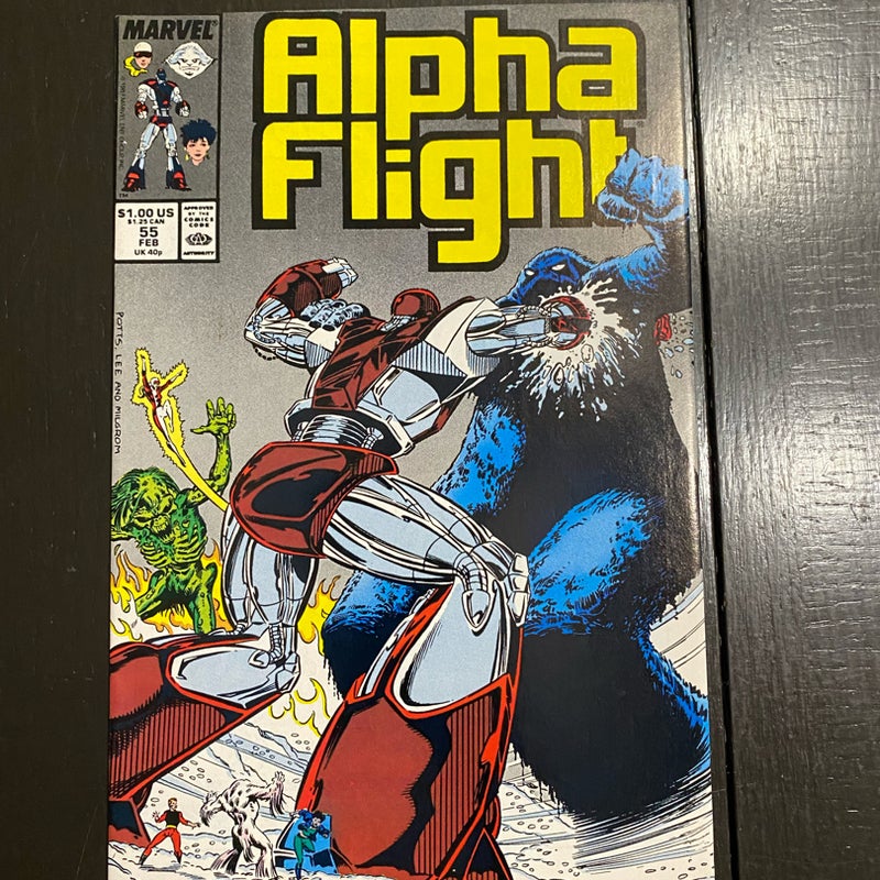 Alpha Flight 55 Marvel Comic Jim Lee Bill Mantlo NM PDL