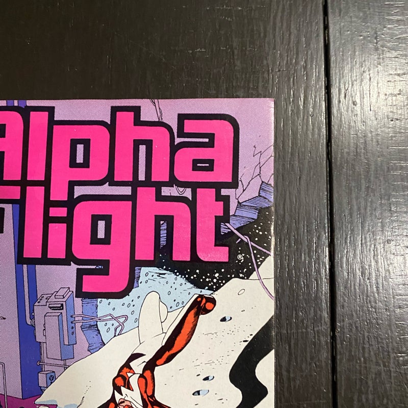 Alpha Flight #54 1988 Marvel Comics Bill Mantlo Kevin Nowlan NM-