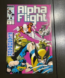 ALPHA FLIGHT #52 (Marvel 1987) Wolverine Marvel Comics VF
