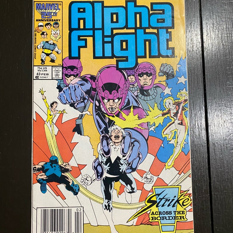 Alpha Flight (1st Series) #43 Marvel Comic NM PDL