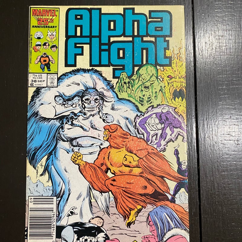 Alpha Flight #38 Marvel Comics 1986  VF PDL