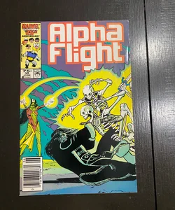 Alpha Flight #35 Marvel Comic 1986 NM- PDL