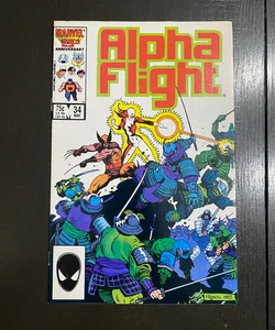 Alpha Flight 34 Marvel Comic Wolverine Adamantium Origin Attuma cameo NM
