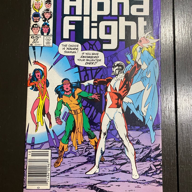 Alpha Flight #27 (October 1985) Marvel Comics John Byrne VF PDL