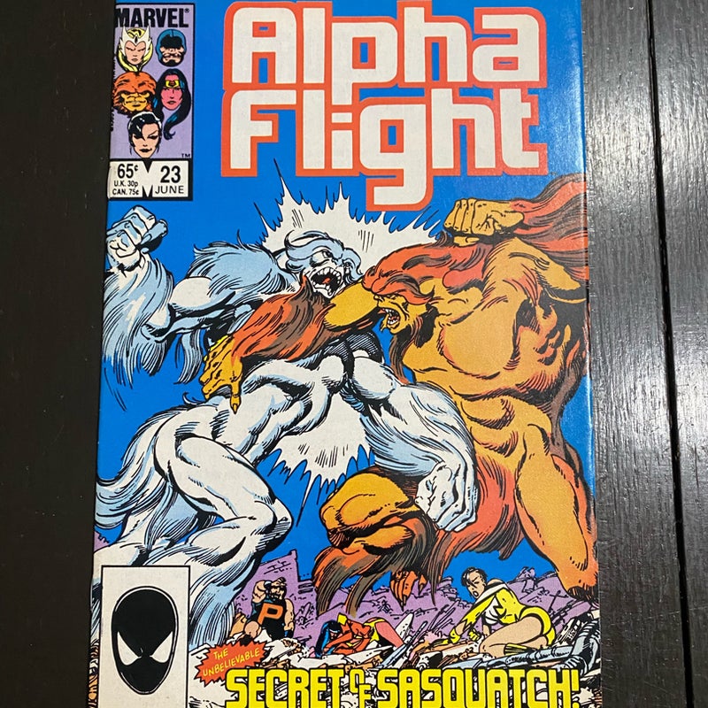 Alpha Flight #23 (1985) Marvel Comic VF