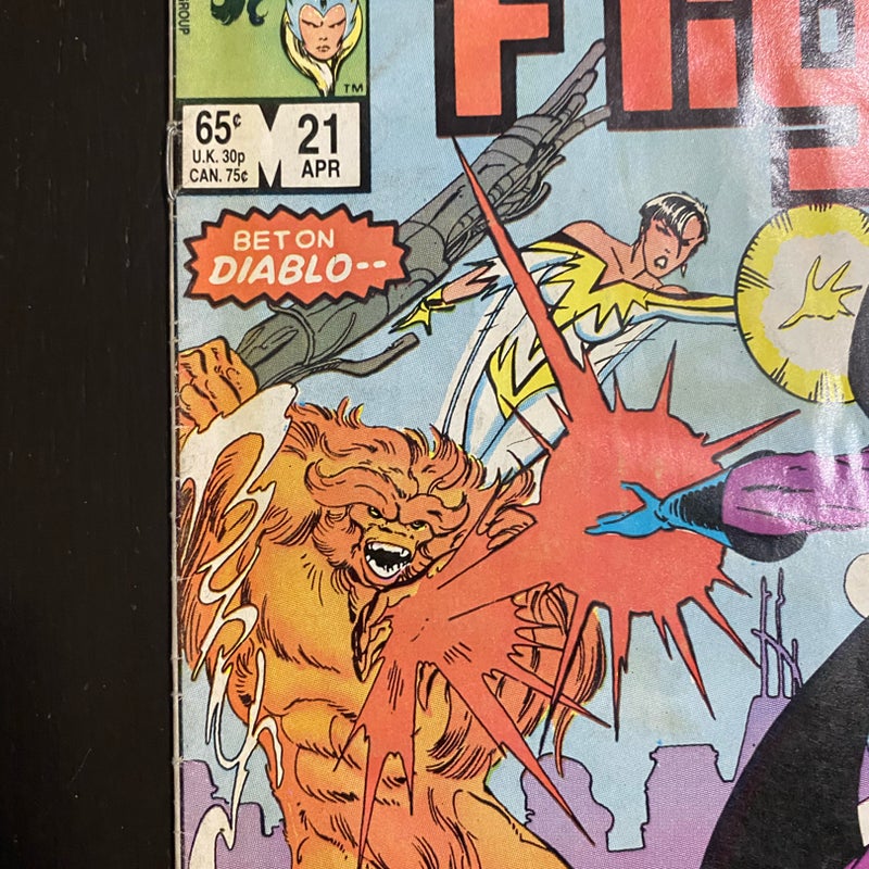 Alpha Flight #21 (1985) Origin of Gilded Lily Marvel Comic FN/VF PDL