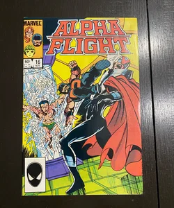 Alpha Flight #16 (1984) Sub-Mariner & Master of the World app Marvel NM PDL