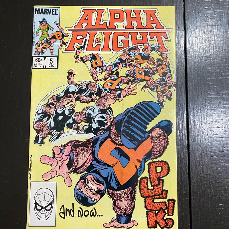 Alpha Flight #5 Comic 1983 Marvel Comic VF+ PDL