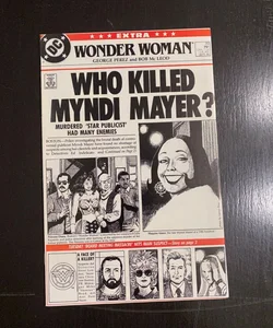 Wonder Woman #20 (1988, DC) Who Killed Myndi Mayer? NM SDL