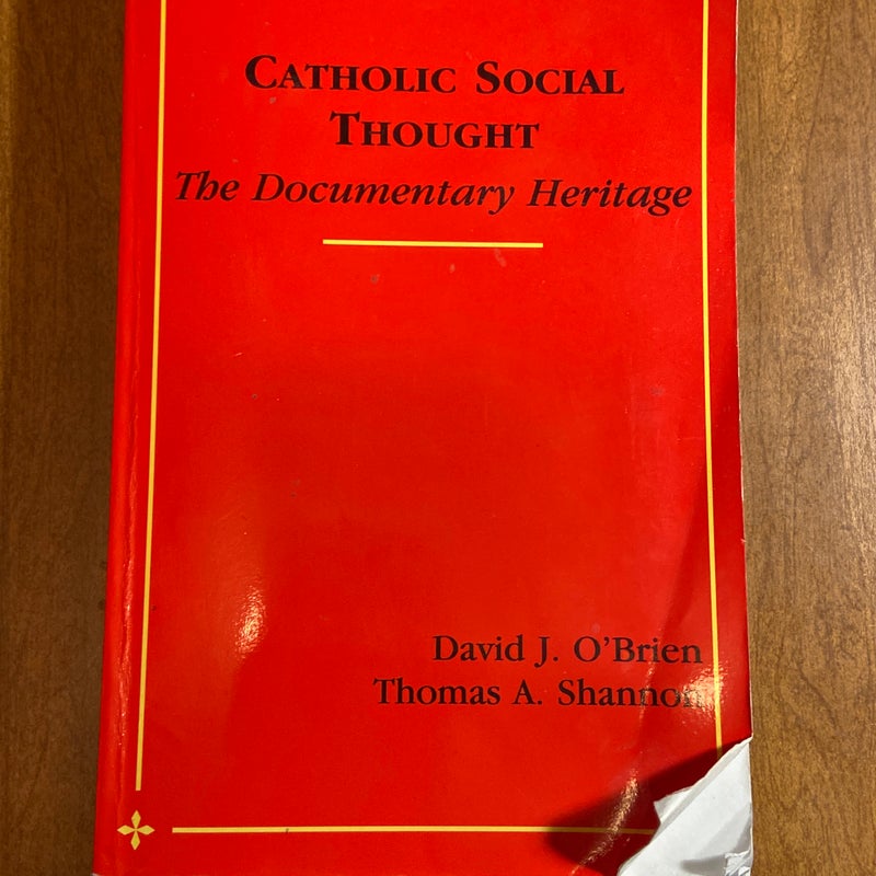 Catholic social thought