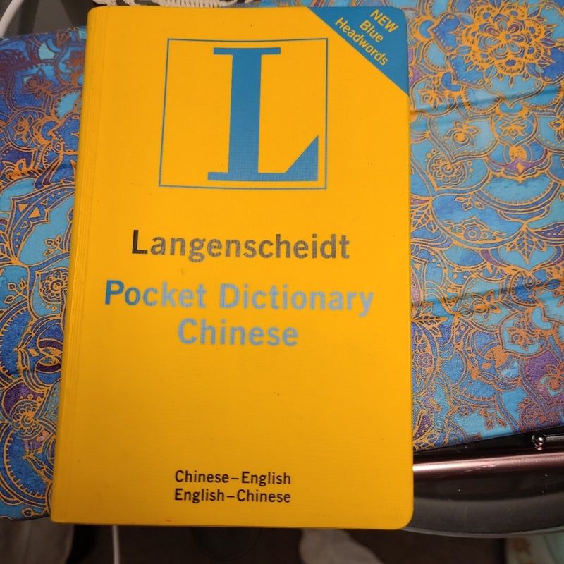 Langenscheidt's Pocket Dictionary Mandarin Chinese