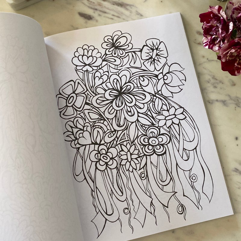 MIchaels X Creative Inspirations Fabulolus Flowers Coloring Book