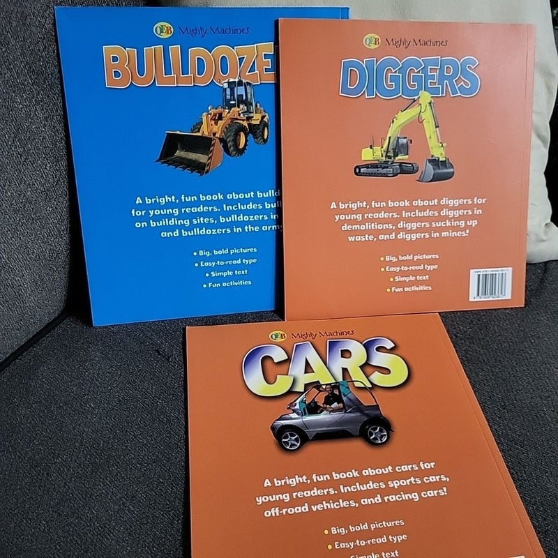 3 Mighty Machines books
