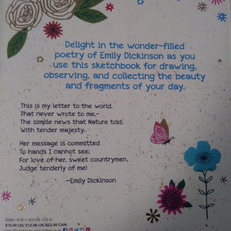 The Illustrated Emily Dickinson Nature Sketchbook: A Poetry-Inspired Drawing Journal [Book]