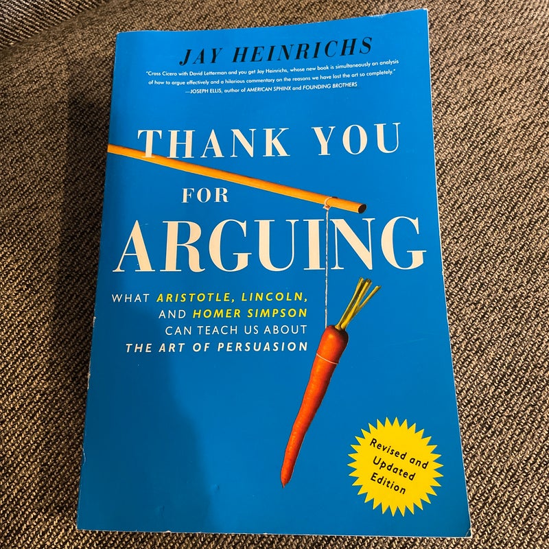 Thank You for Arguing, Revised and Updated Edition