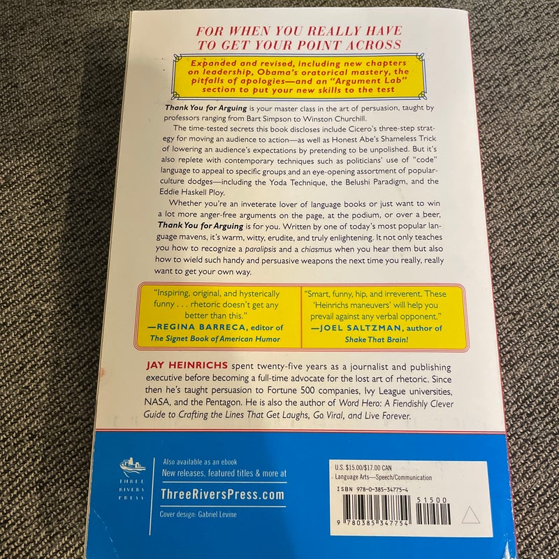 Thank You for Arguing, Revised and Updated Edition