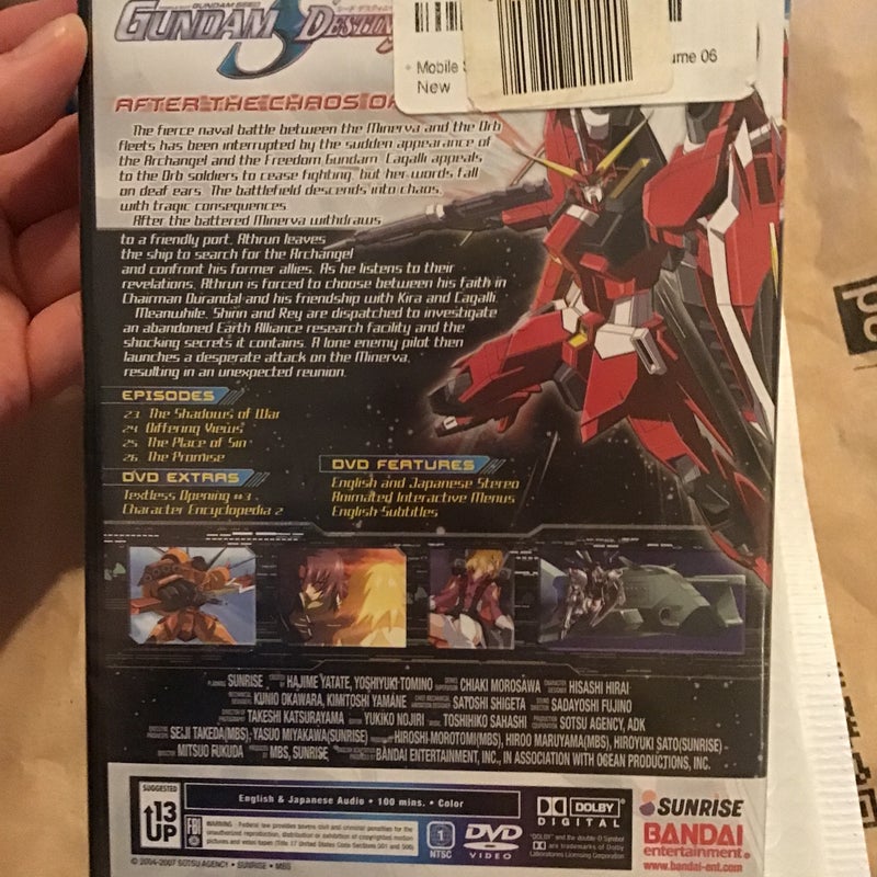 Anime DVD: Gundam Seed Destiny volume 6