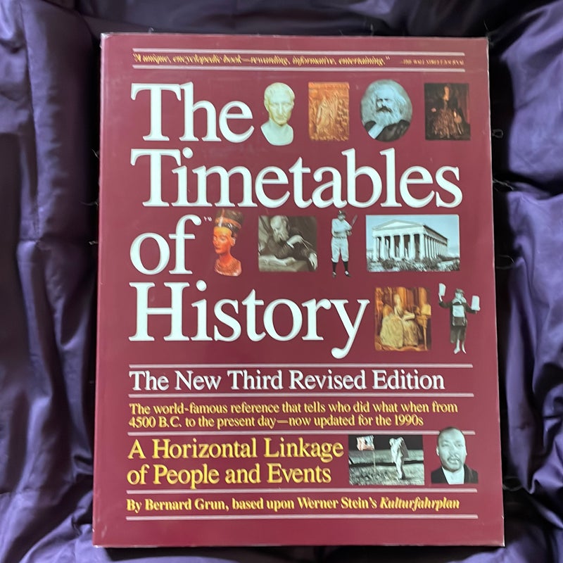 The timetables of history