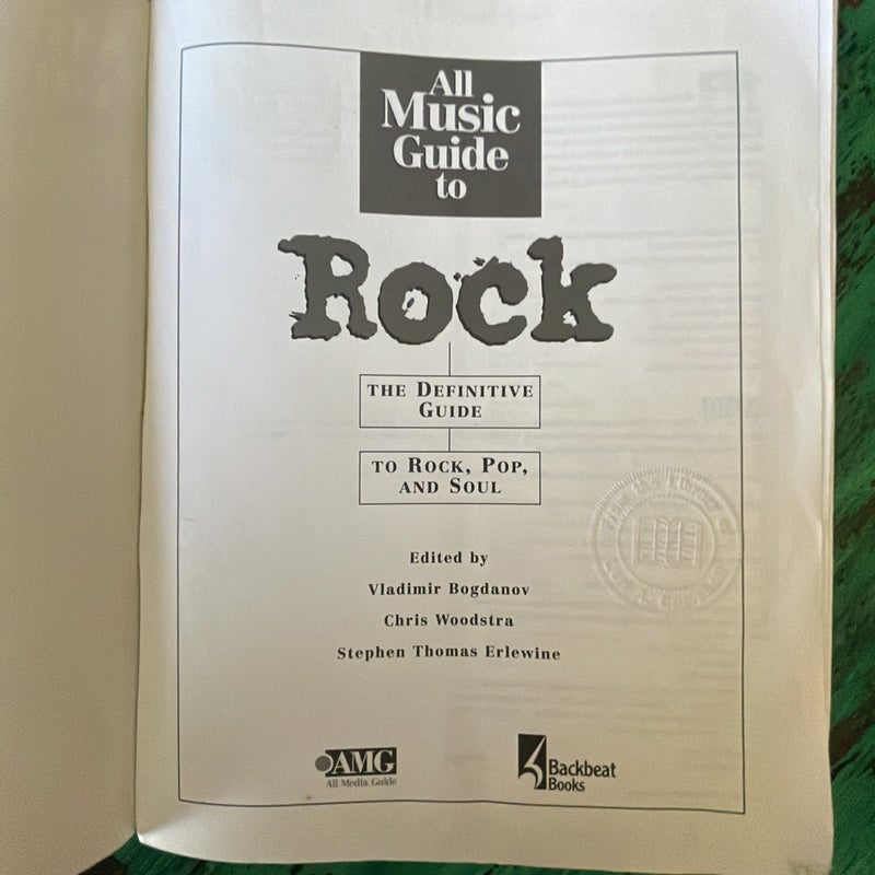 All Music Guide to Rock