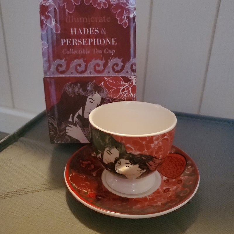 Hades and Persephone tea cup and saucer