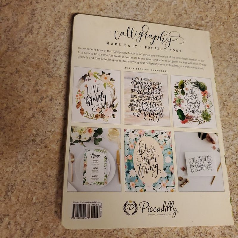 Calligraphy Made Easy Project Book VALUE 136 Pages