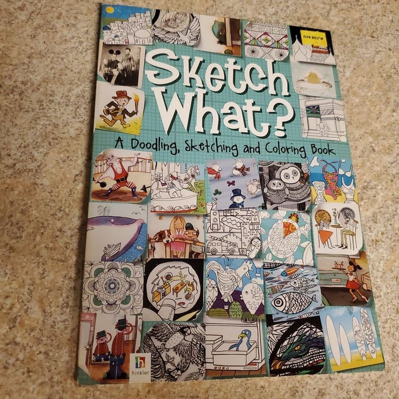 Sketch what? A doodling, sketching and coloring book