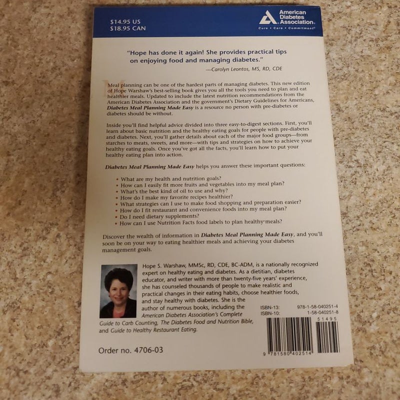 Diabetes Meal Planning Made Easy