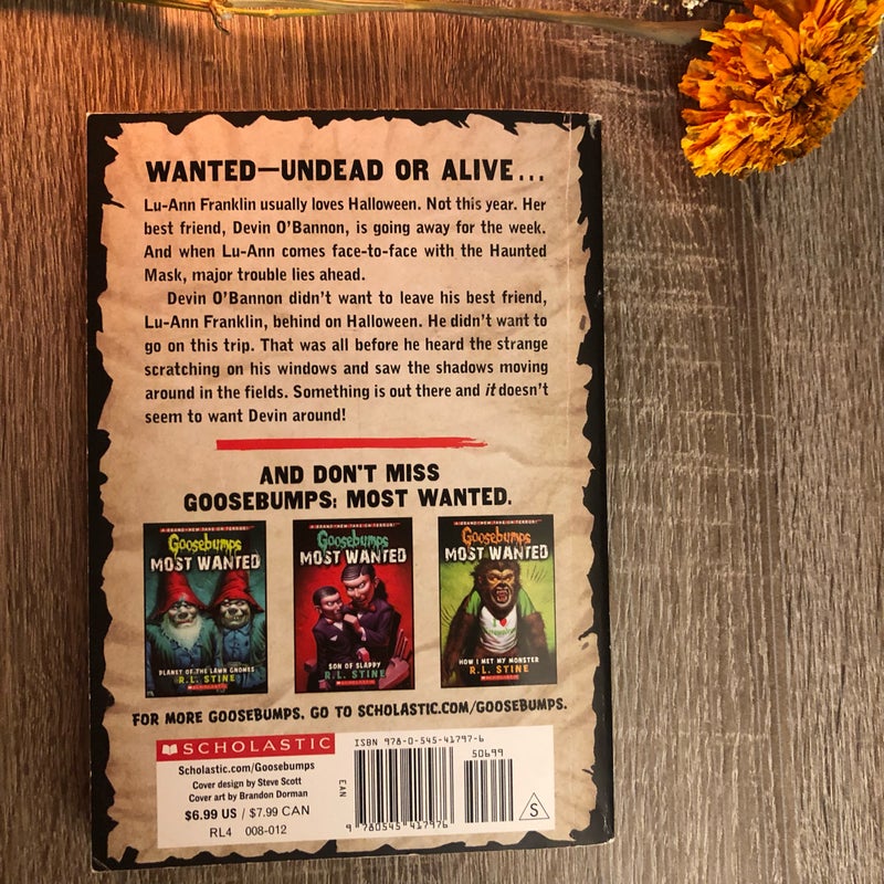 Goosebumps Wanted: The Haunted Mask