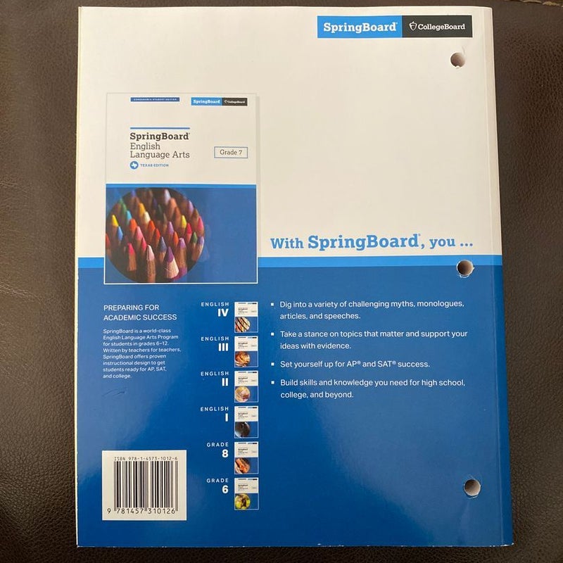 Springboard English Language Arts