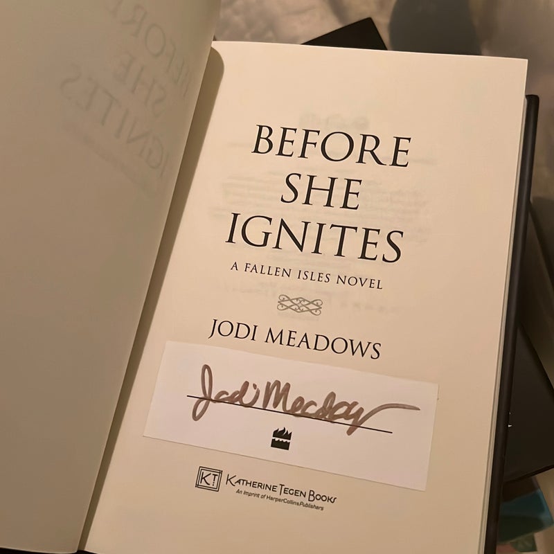 Before She Ignites - SIGNED OWLCRATE BOOKPLATE