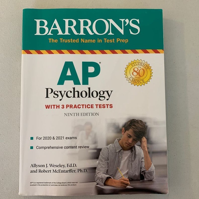 Barron's AP Psychology with CD-ROM, 6th Edition