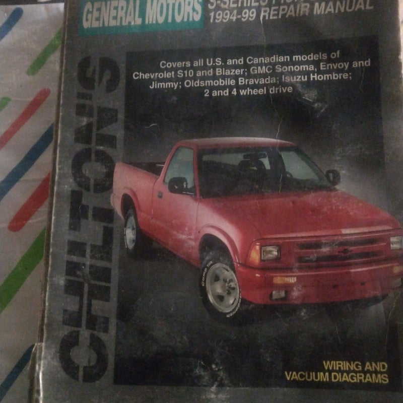 Chevrolet S-Series Pick-Ups and SUVs, 1994-1999