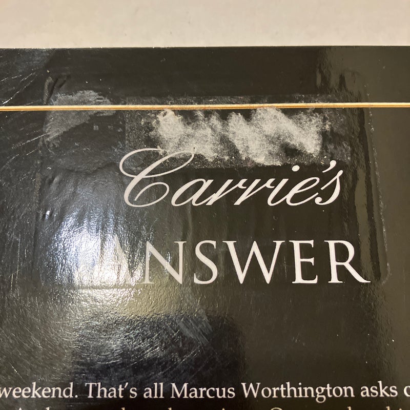 Carrie's Answer