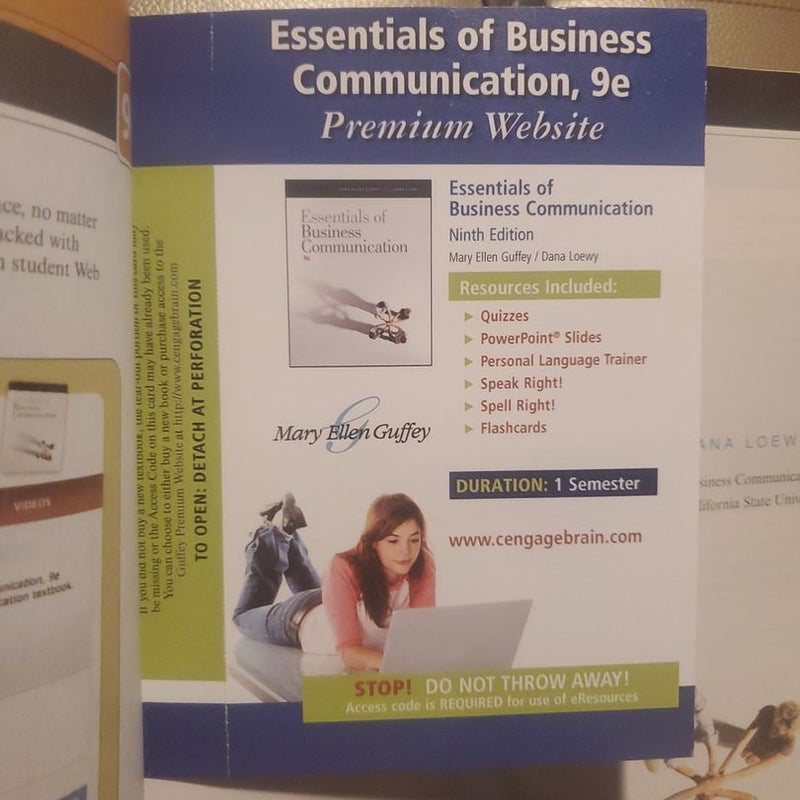Essentials of Business Communication (with Premium Website, 1 Term (6 Months) Printed Access Card)