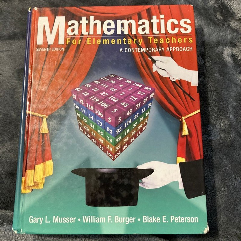 Mathematics for elementary teachers