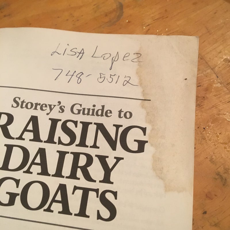 Storey's Guide to Raising Dairy Goats